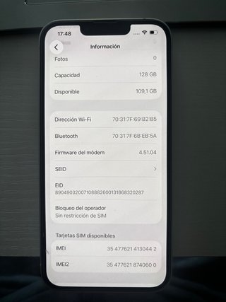 iPhone 14 128GB Blanco + 8 Fundas