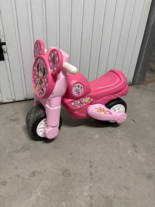 Moto infantil Minnie Mouse rosa