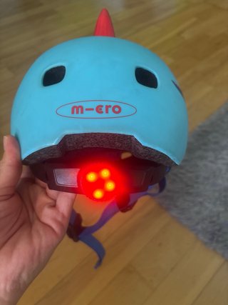 Casco Infantil Patinete Micro Dinosaurio Talla S