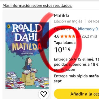 Matilda | libro inglés | 8-12 años