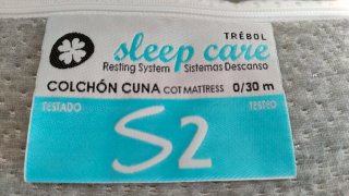 Colchón para cuna de soja natural