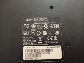 Acer Aspire ES1-711 17 Portátil Negro