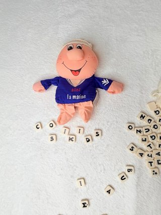 4 Peluches Franceses con Mensajes Divertidos