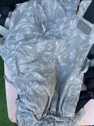 Mochila Porteo Fidella Floral Gris