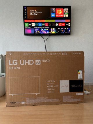 Smart TV LG UHD 43'' ThinQ 43UR78