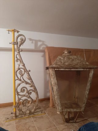 Conjunto antiguo de farola ADMITO OFERTAS