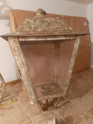 Conjunto antiguo de farola ADMITO OFERTAS