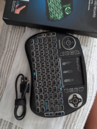 Mini Teclado Touchpad Inalámbrico Retroalimentado