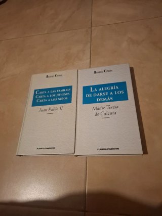Libros Juan Pablo II y Madre Teresa de Calcuta