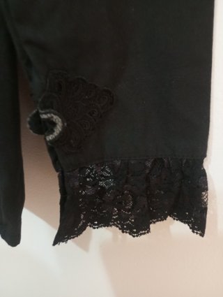 Camisa Viscardi Mytholon Algodón Ligero Negra