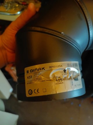 Codo 90º DINAK 125mm