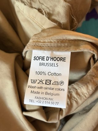 Vestido Sofie D’Hoore beige Talla S/M