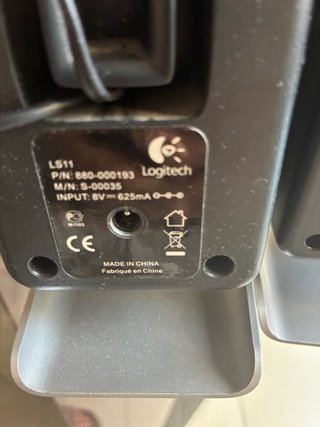Altoparlanti Logitech Nero Argento