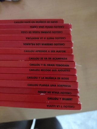 Colección libros Caillou