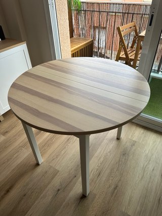 Mesa redonda extensible IKEA Gaperhult