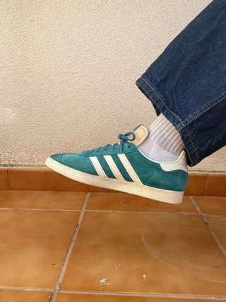 Adidas Gazelle verdes y blancas talla 43