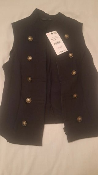 Top Zara Negro Nuevo