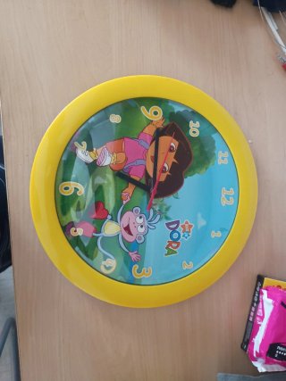 Orologio da parete per bambini Dora l'Esploratrice