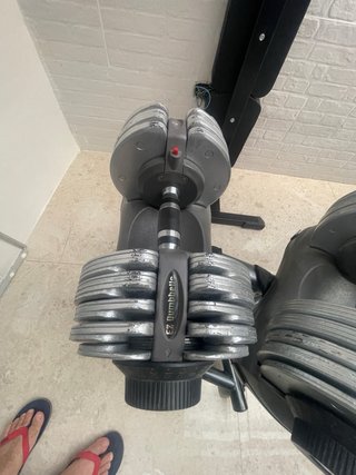 Mancuernas Ajustables EZ Dumbbells con Base