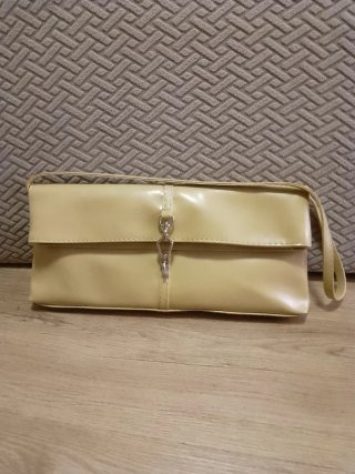 Bolso beige extensible