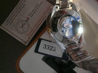 Reloj Oupinke G3323 Azul y Dorado