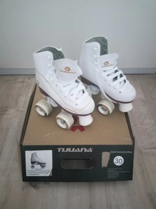 Patines Blancos Talla 30 Tijuana