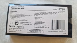 Balanza Digital Tanita 1479V Profesional-Mini