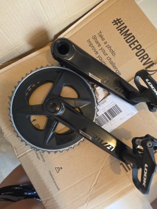 Bielas Sram Rival AXS DUB 12V 48/35T+ pedales Look