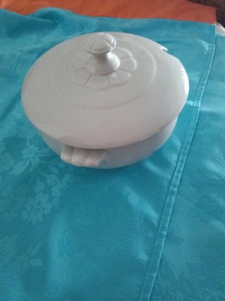 Sopera Vintage Cerámica Blanca