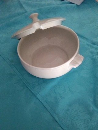 Sopera Vintage Cerámica Blanca