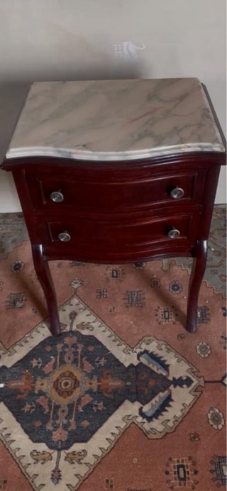 2 Mesitas Auxiliares Mármol y Madera 50€ cada una