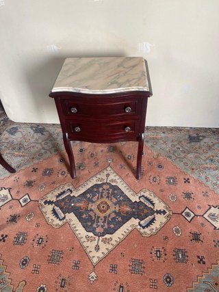 2 Mesitas Auxiliares Mármol y Madera 50€ cada una