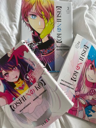 Mangas oshinoko 1,2 y 3