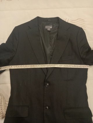 Americana H&M Negra Lino
