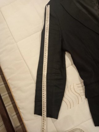 Americana H&M Negra Lino