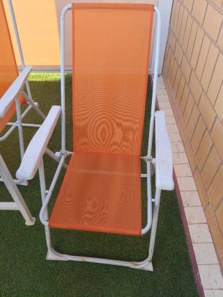 Sillas de playa reclinables (2 unidades)1 x 15€