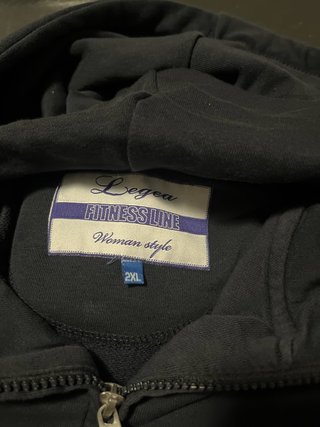 Felpa donna blu notte con zip