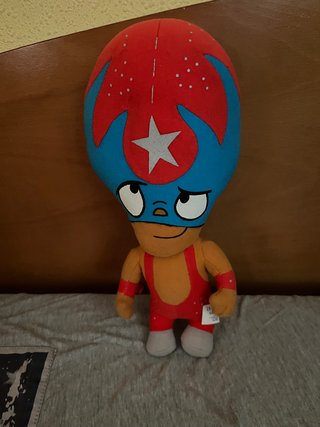 Peluche Luchador Cabezón muy gracioso