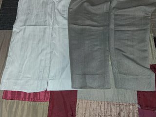 Pantalones de vestir gris 40 y blanco 38