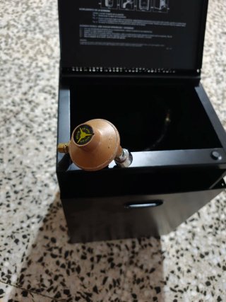 Estufa de Gas Butano Butsir Negra