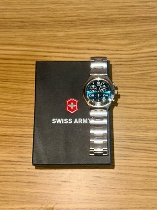 Reloj Swatch Irony Chrono Blustery Azul/Plata
