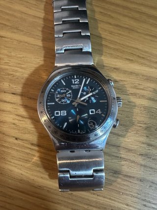 Reloj Swatch Irony Chrono Blustery Azul/Plata