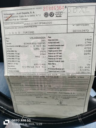 Volkswagen Passat 2002