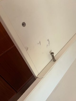 Cambiador/Escritorio IKEA blanco y madera