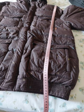 Anorak caballero marrón multicolor