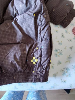 Anorak caballero marrón multicolor