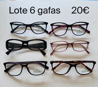 Lote 6 gafas Toucan nuevas 20€