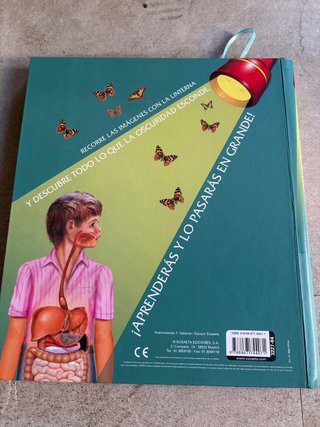 Libro linterna Cuerpo humano