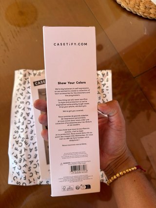 CASETiFY Rope Bag Charm Negro Nuevo
