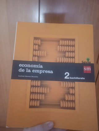 Libro economía de la empresa editorial savia sm.